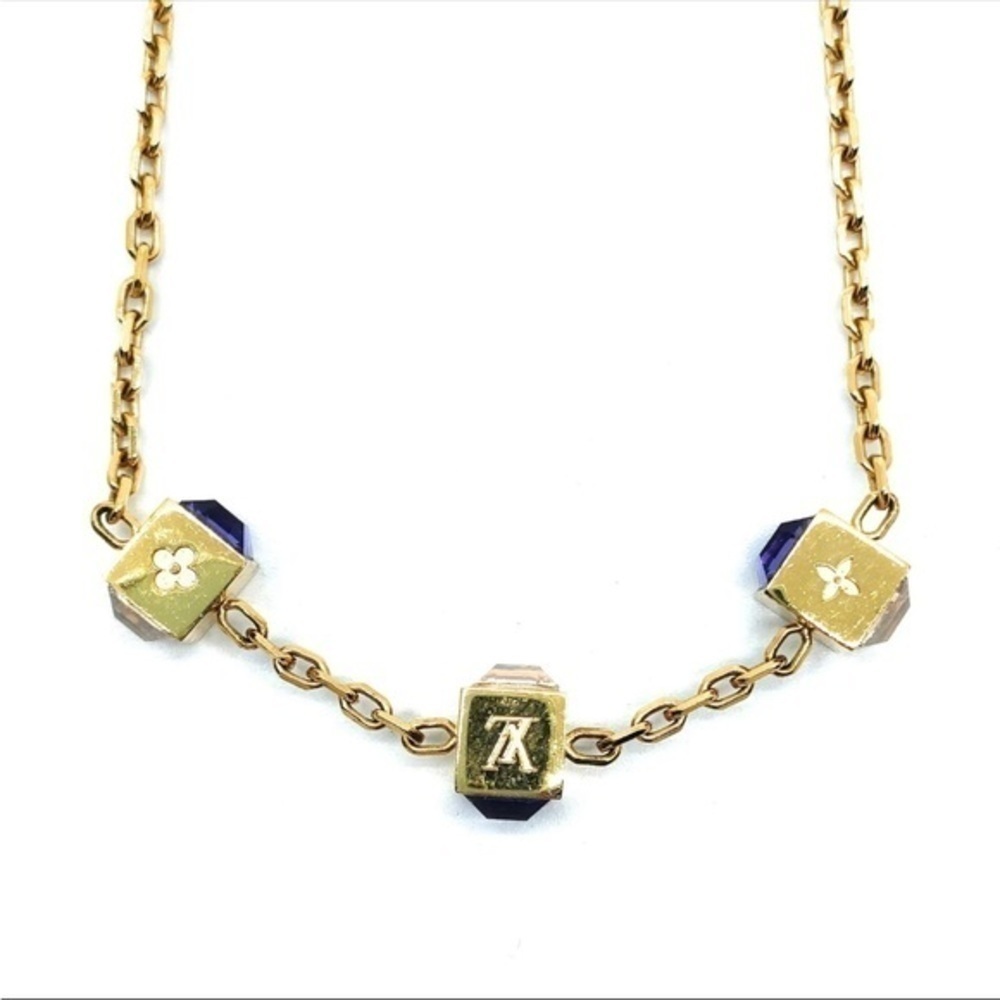 Louis Vuitton Collie Gambler Necklace - Picture 3 of 9